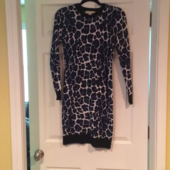 MICHAEL KORS Blue Print Dress - Picture 2 of 3